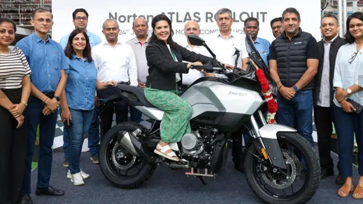 ¡Ya ha salido la primera Norton Atlas de la cadena de producción!