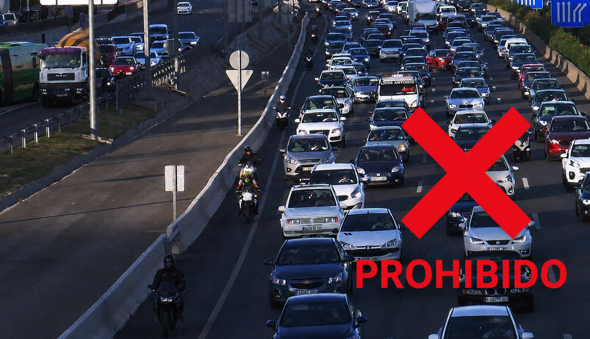 Cataluña NO permitirá circular en moto por el arcén