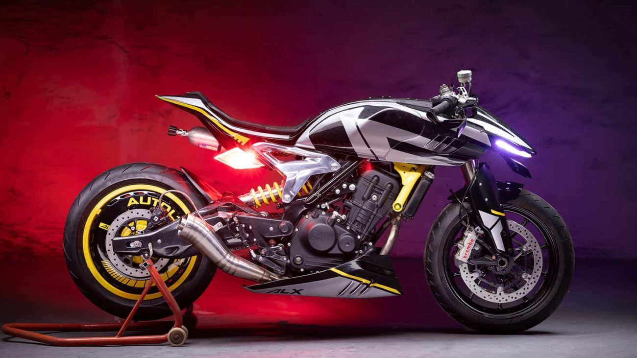 Esta Royal Enfield custom parece salida de 'Need For Speed'