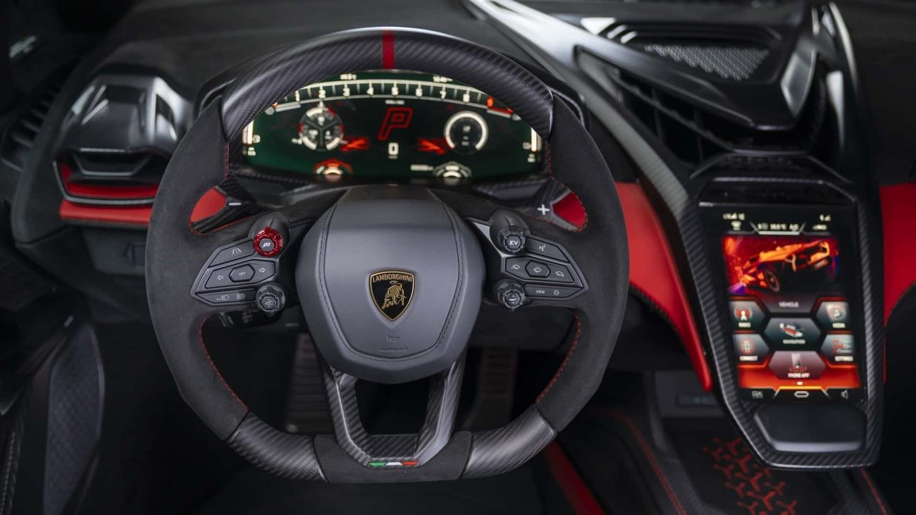 El interior del Lamborghini Fenomeno Roadster, al detalle