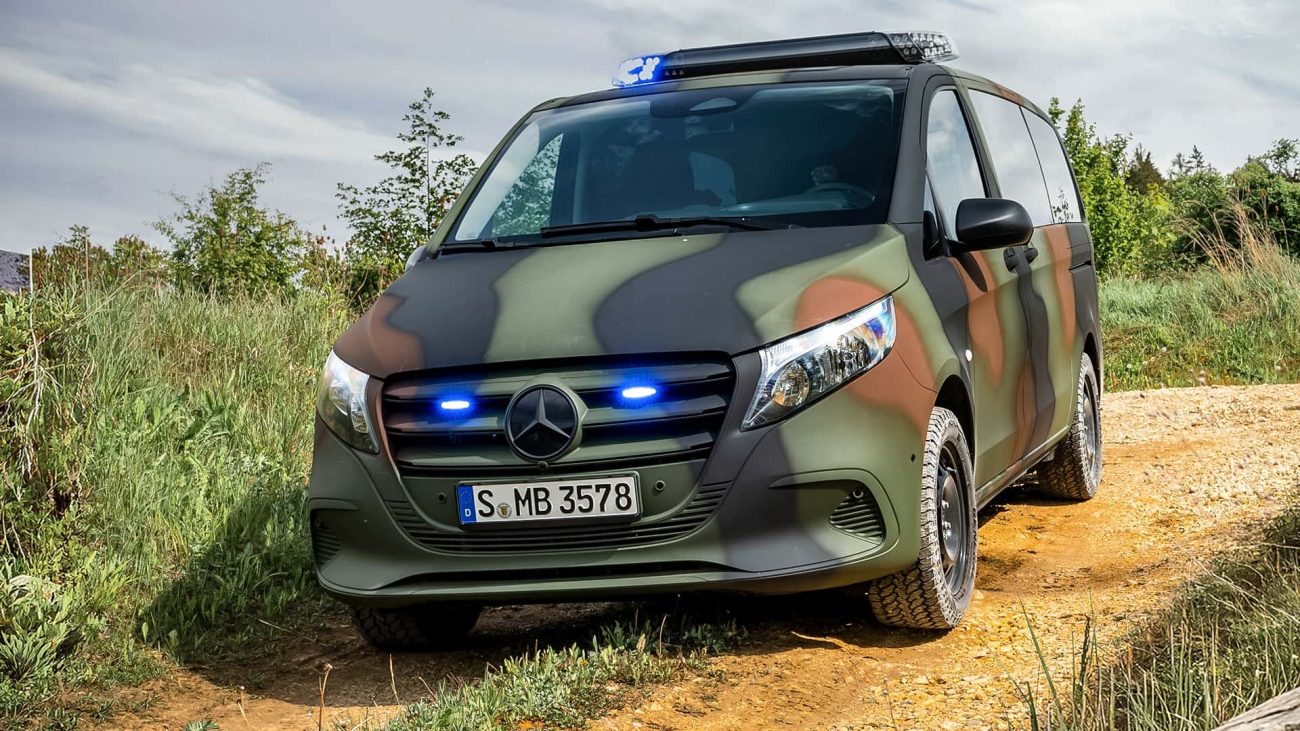 Mercedes presenta vehículos militares, desde el G hasta camiones, pasando por la Vito