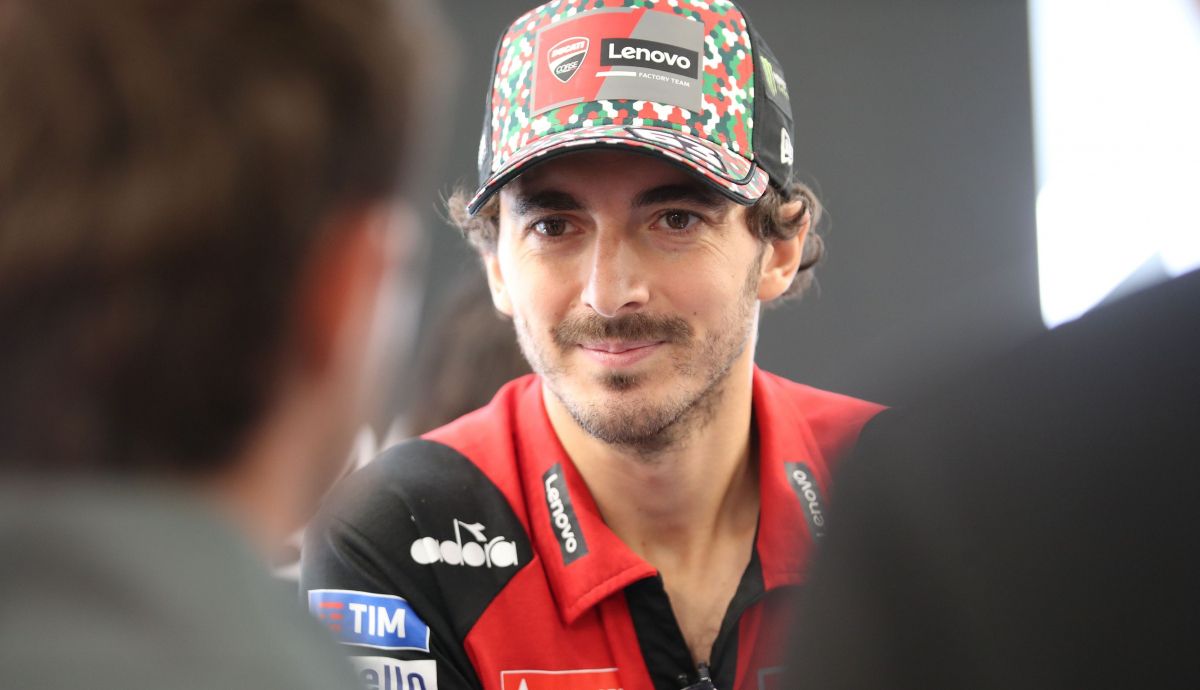 Pecco Bagnaia: "La moto es bastante mejor que la del año pasado"
