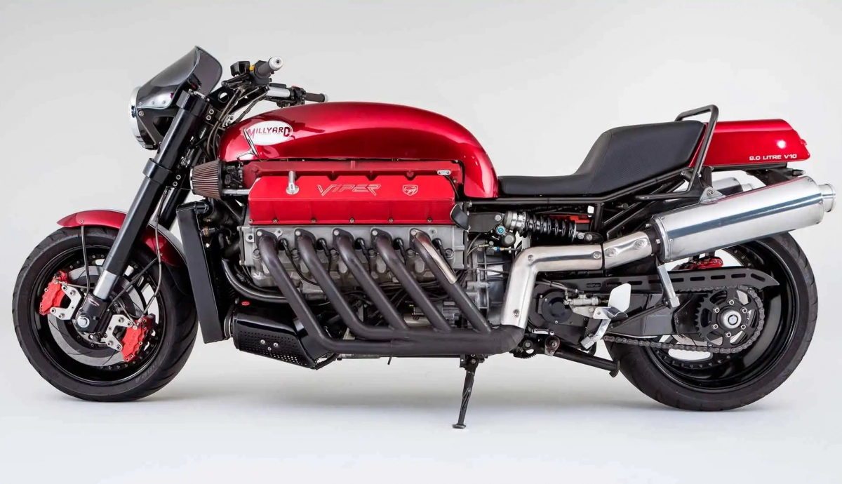 Sale a la venta una moto única con motor V10 de 500 CV y este es su precio