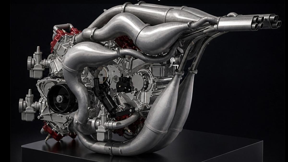 La moto más loca que se puede comprar, con un motor V8 de dos tiempos y 280 CV