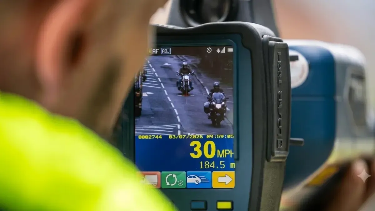 El paraíso de los moteros catalanes está vigilado por un nuevo radar de velocidad laser portátil indetectable