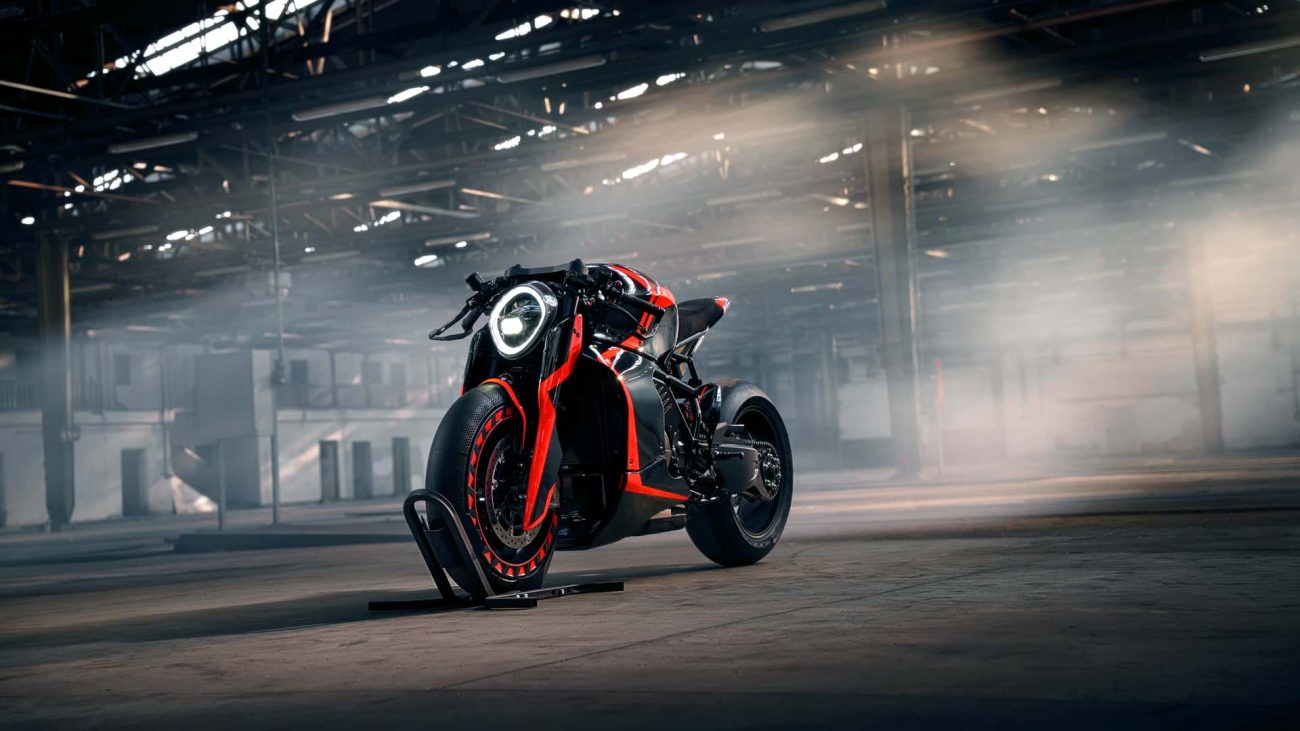 Un motor de Superbike de KTM impulsa esta alucinante moto vista en Goodwood