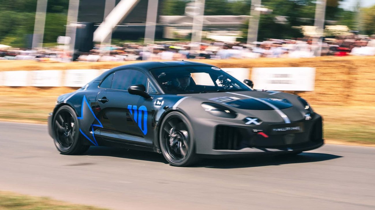 Alpine A110 Future: debuta en Goodwood el deportivo eléctrico