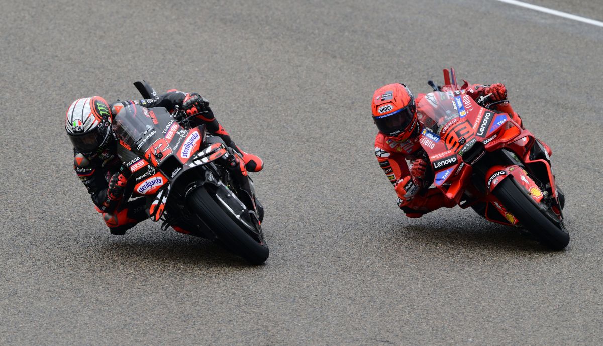 Ducati baja al rango B de concesiones, Aprilia B y Honda D