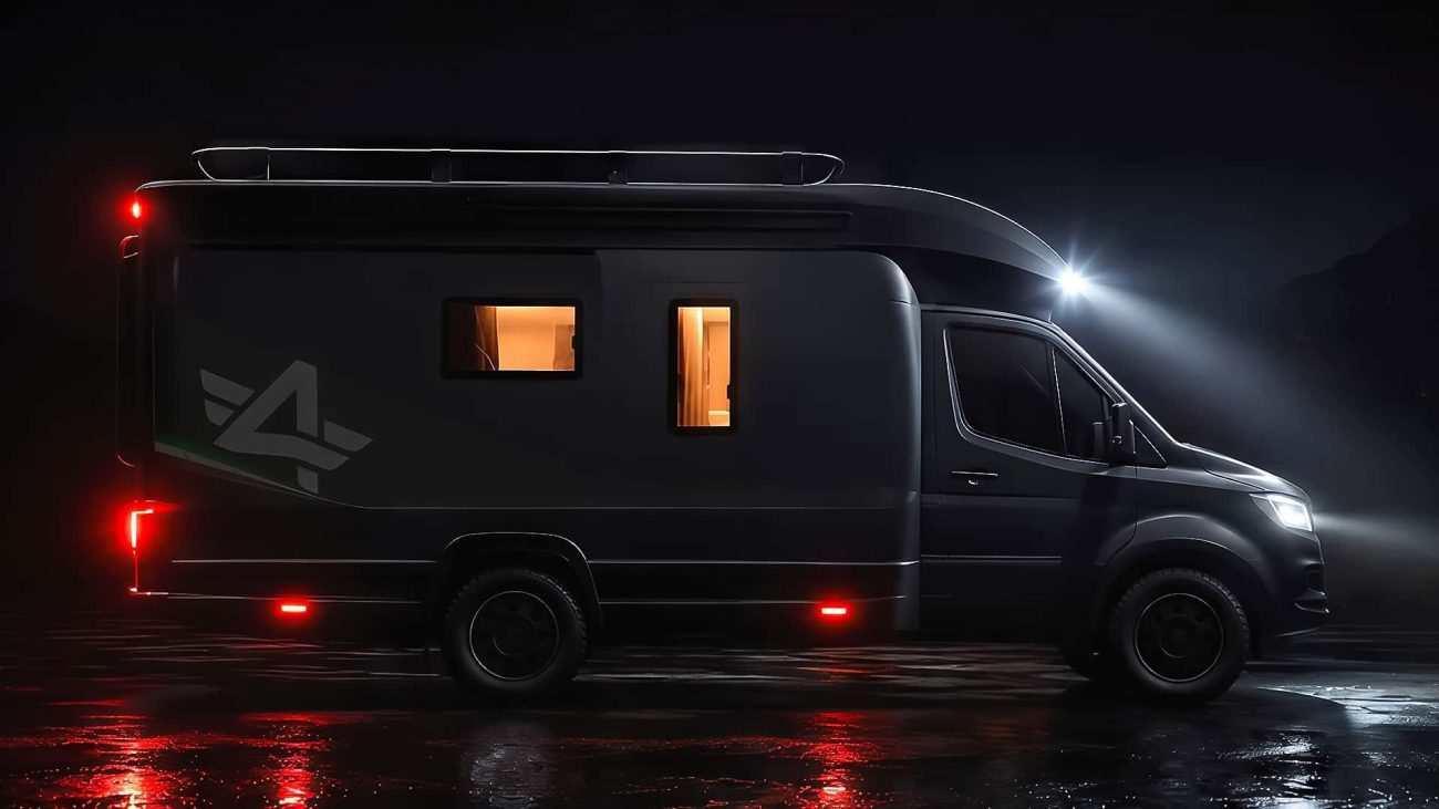 Atlantis Carbon 4x4: la autocaravana que parece un club de lujo