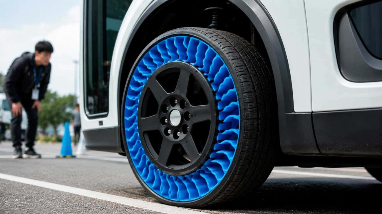 Ya se vende el primer neumático sin aire de Bridgestone en Japón