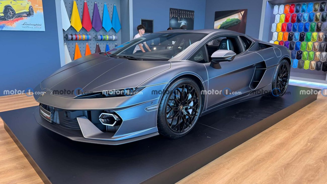 Lamborghini incorpora el tweed de lana al modelo Temerario Ad Personam