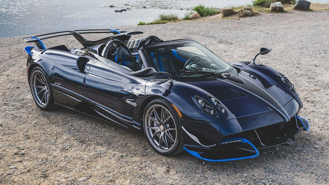 El único Pagani Huayra Roadster con cambio manual sale a subasta