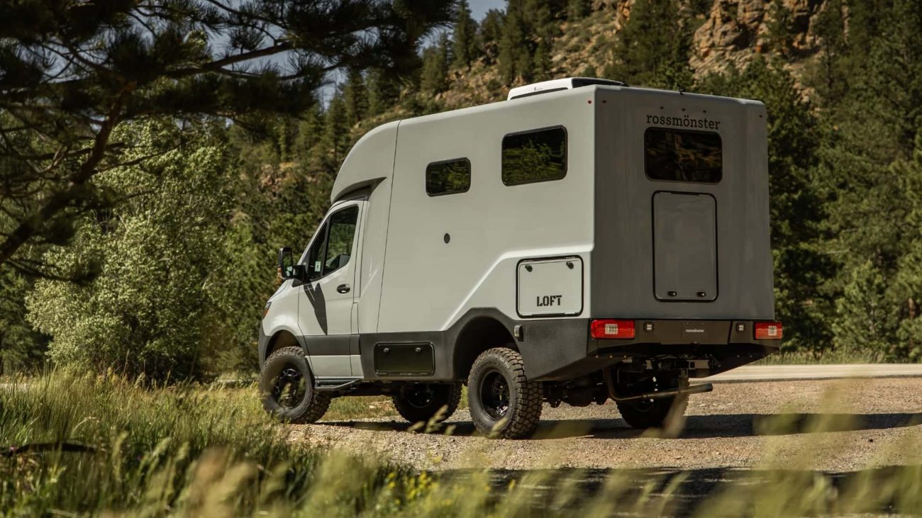 Rossmönster Loft, una autocaravana 4x4 de lujo con un interior de suite de hotel