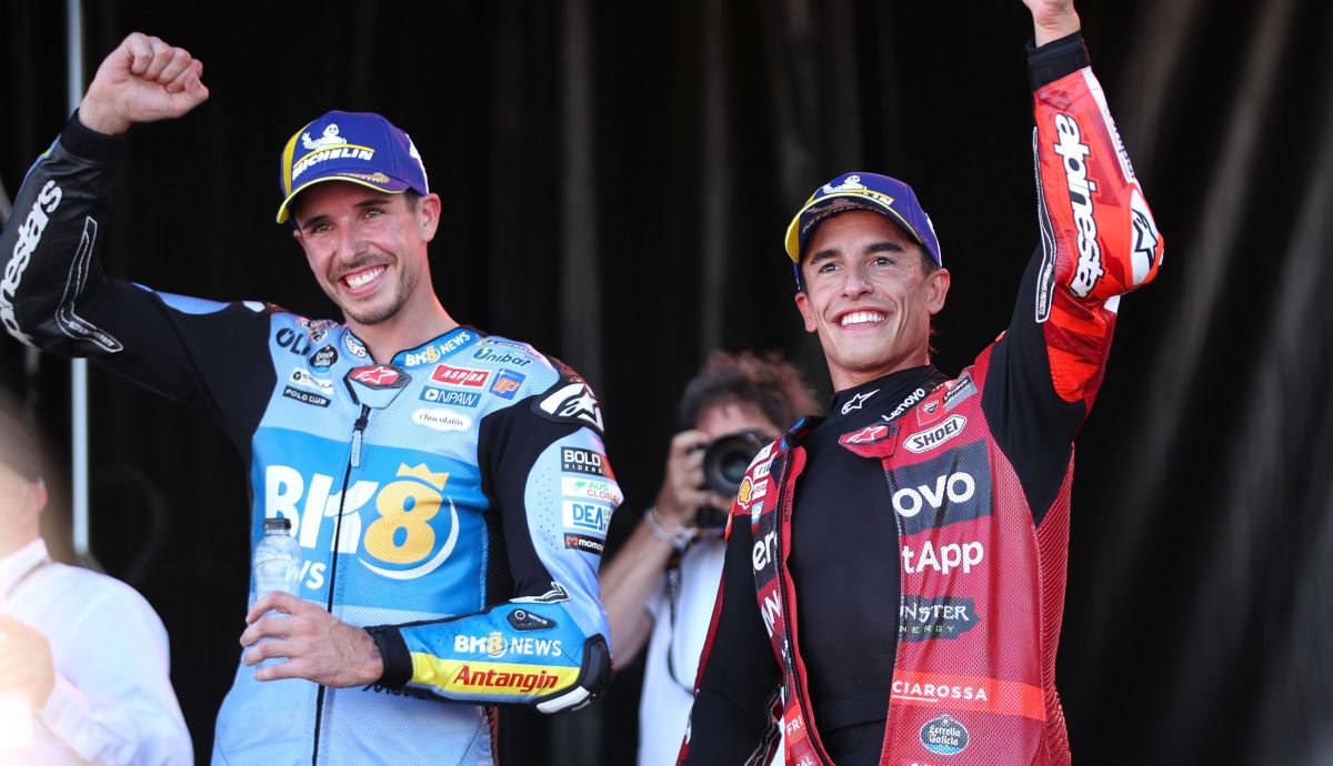 "Sin hacer mucho ruido": Álex Márquez se cuela entre Marc...
