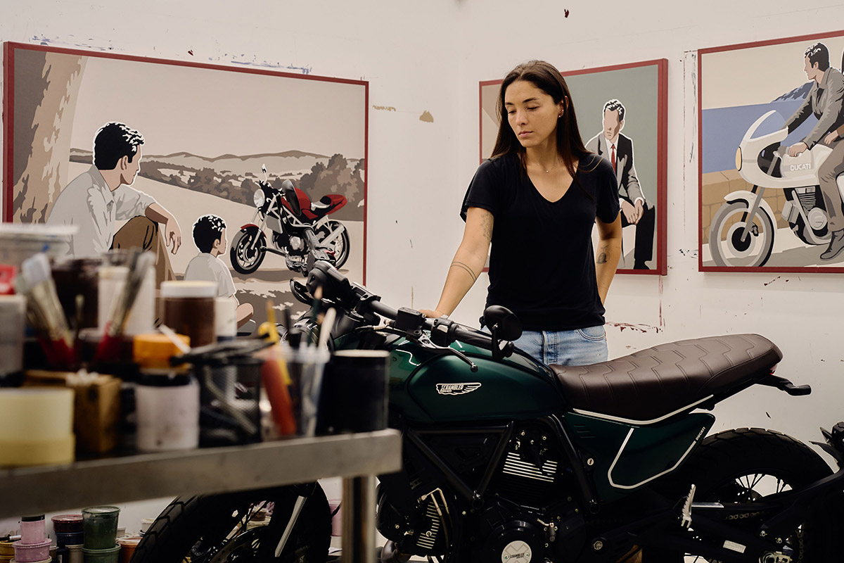 Ducati convierte sus 100 aÃ±os de historia en arte