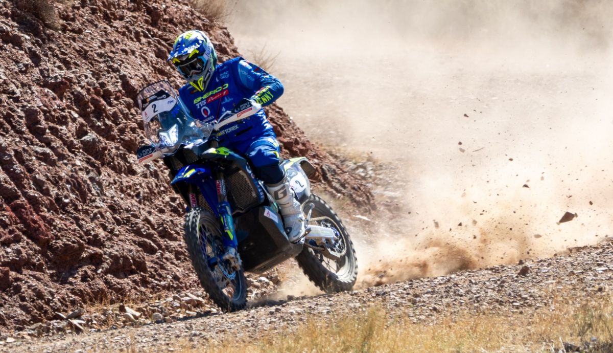 Lorenzo Santolino (Sherco), ganador absoluto de la Baja E...