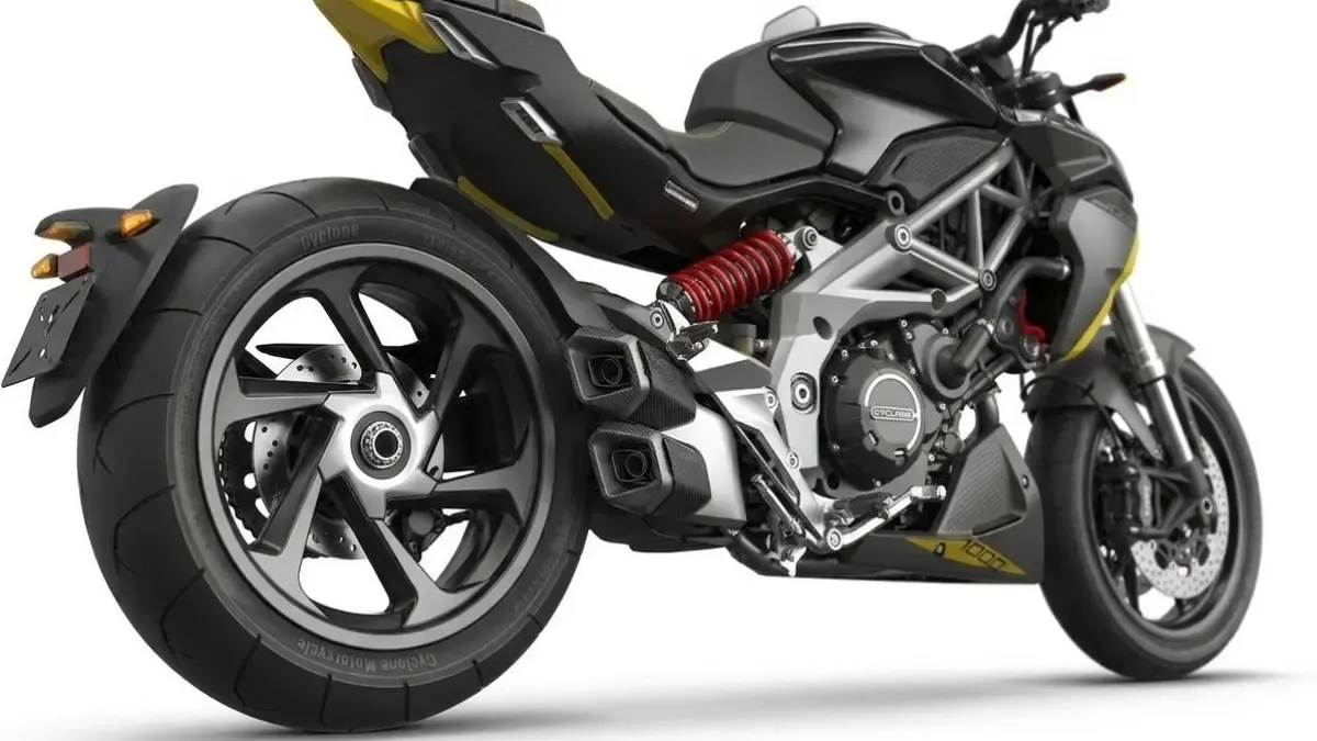 Llega a nuestro mercado la mega muscle bike futurista de motor V2 italiano de más de 100 CV y espectacular