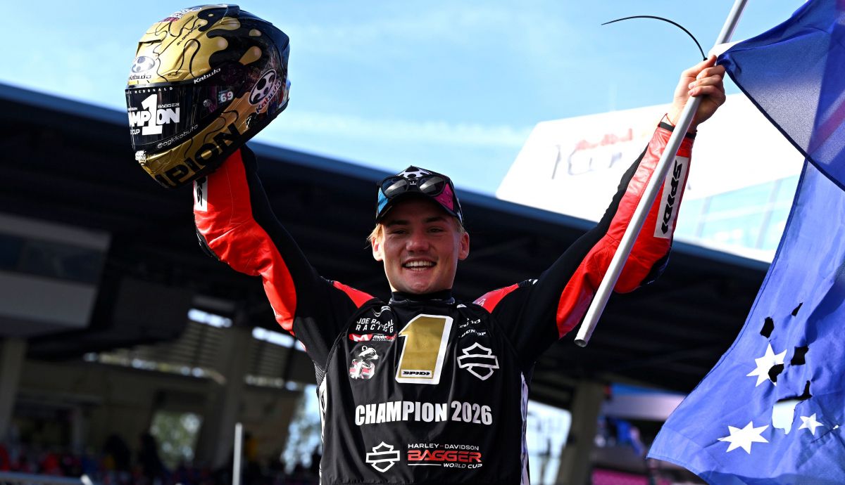 Archie McDonald es el primer campeón de la Harley-Davidson Bagger World Cup
