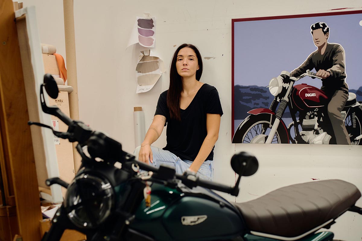Seis obras de arte y una Ducati Formula 73 para celebrar el centenario en Madrid