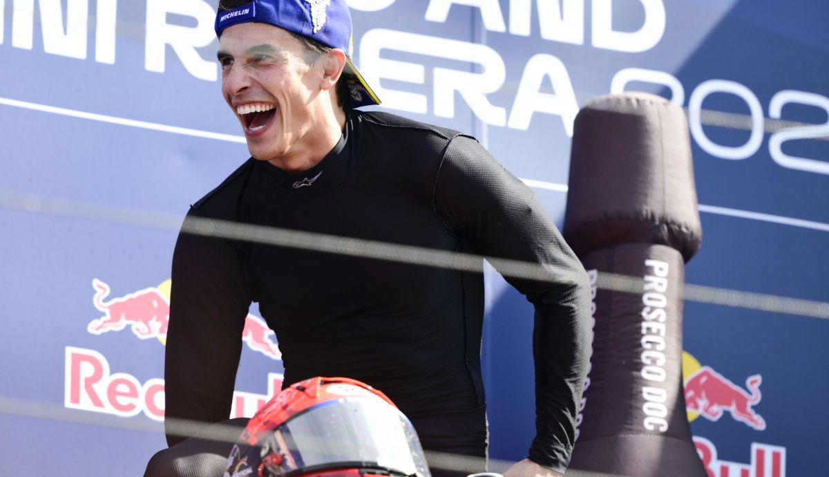 Marc Márquez y la celebración que enmudeció Italia en MotoGP 2025