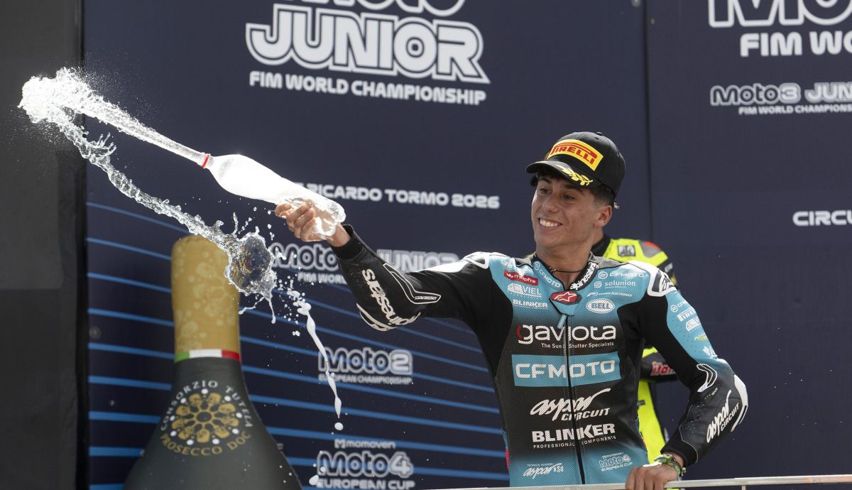 Álvaro Lucas, la nueva joya de Aspar: "Uso los neumáticos...