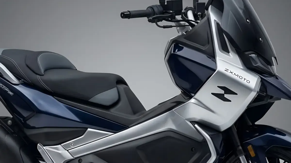 Llega un nuevo scooter todoterreno futurista para el carnet A2 con motor bicilíndrico que lo cambia todo