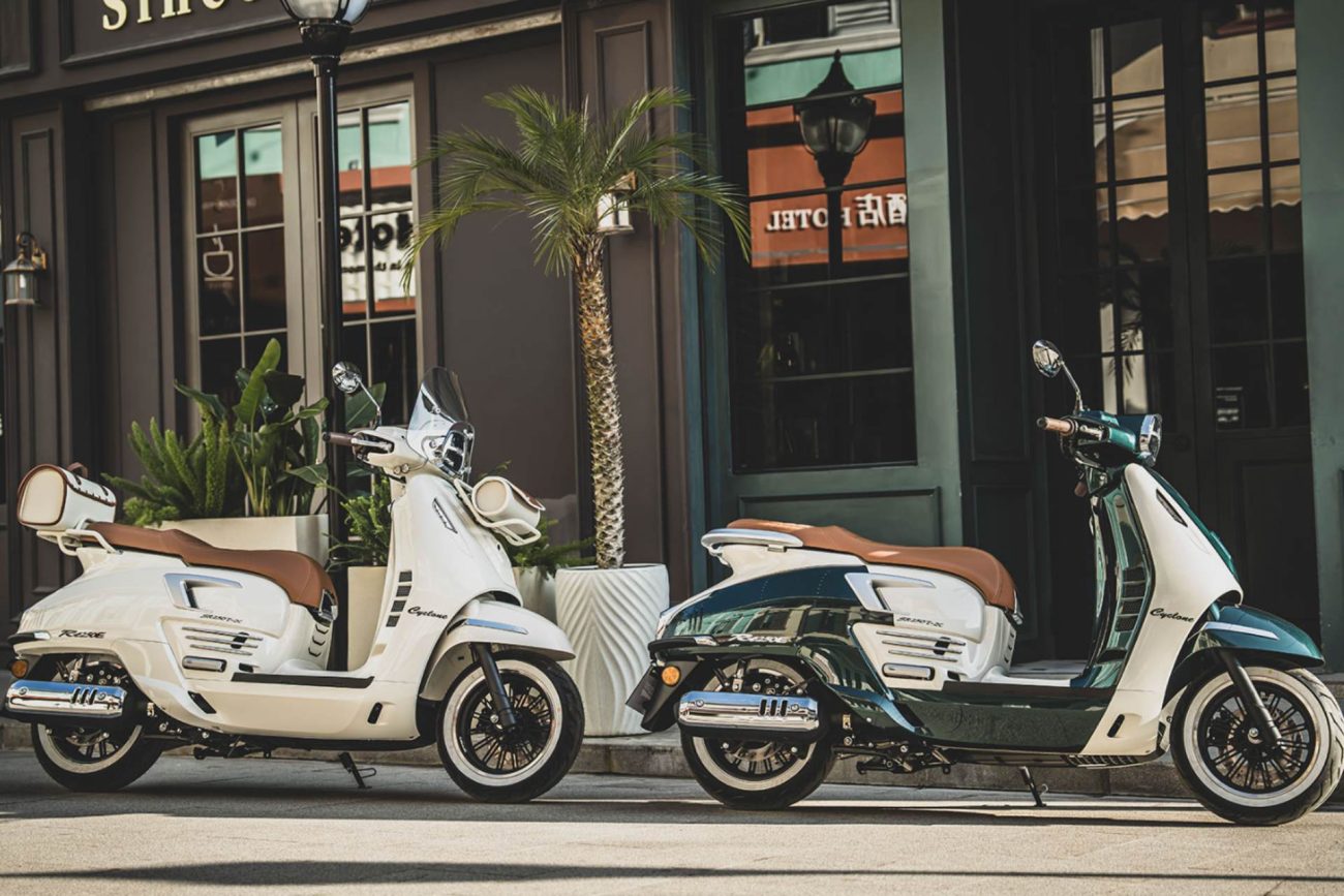 Cyclone RT250E, el scooter retro con tecnología de vanguardia