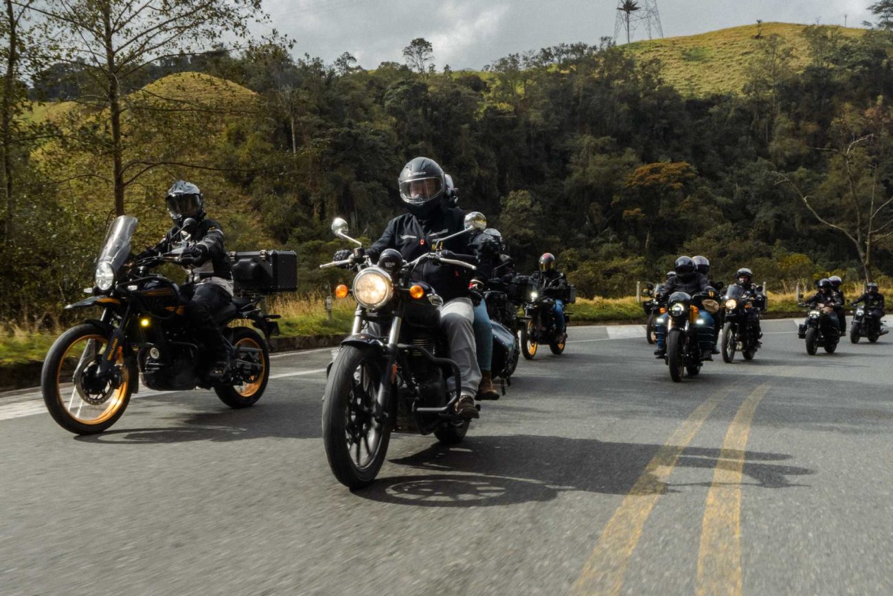 Royal Enfield convirtió las carreteras de Caldas en una ruta de solidaridad