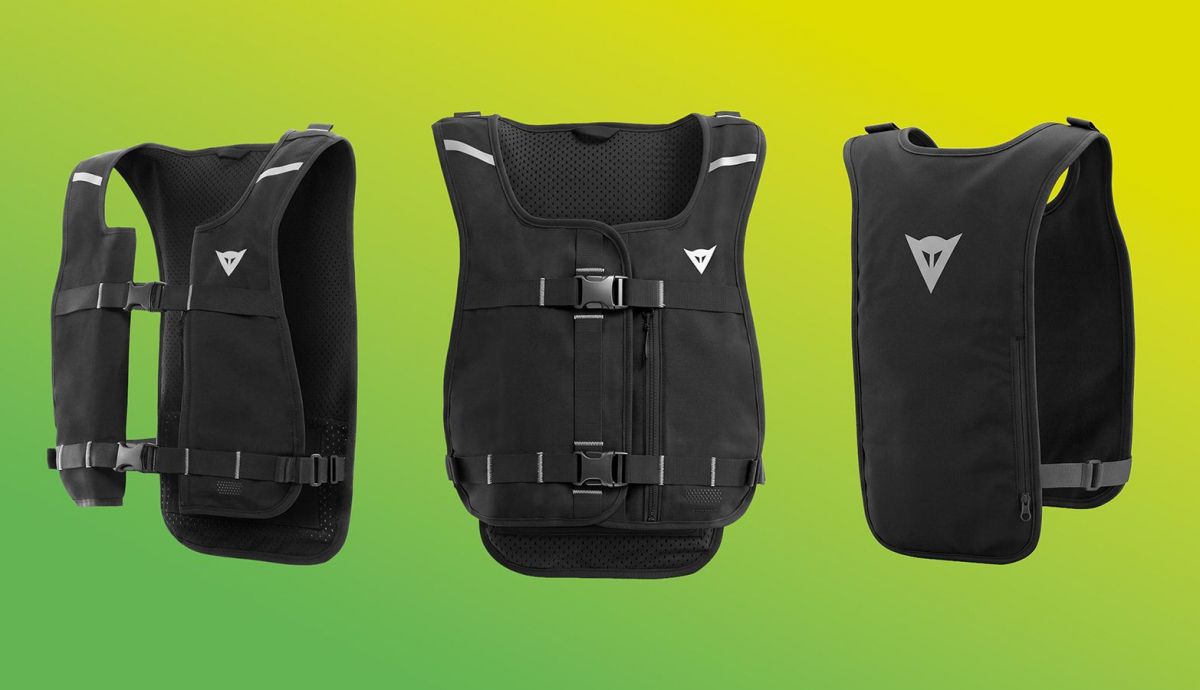 Dainese presenta un nuevo airbag que funciona con el móvil por 349 euros: pesa solo 780 gramos